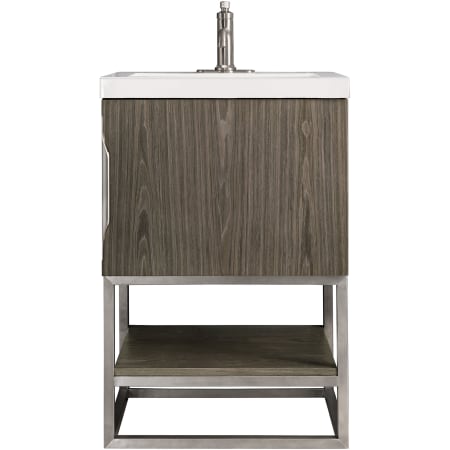 A large image of the James Martin Vanities 388V24BNKWG Ash Gray
