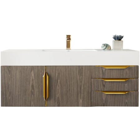 A large image of the James Martin Vanities 389-V48-G-GW Ash Gray