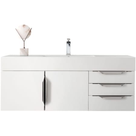 A large image of the James Martin Vanities 389-V48-A-GW Glossy White