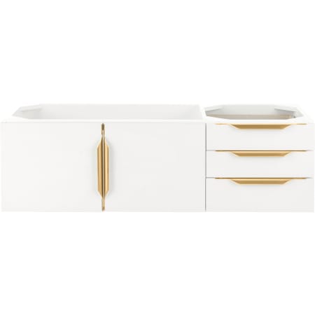 A large image of the James Martin Vanities 389-V48-G Glossy White