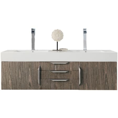 A large image of the James Martin Vanities 389-V59D-A-GW Ash Gray
