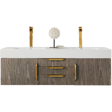 A large image of the James Martin Vanities 389-V59D-G-GW Ash Gray