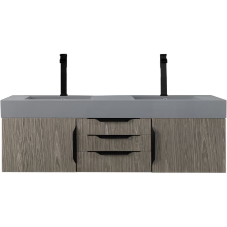 A large image of the James Martin Vanities 389-V59D-MB-DGG Ash Gray