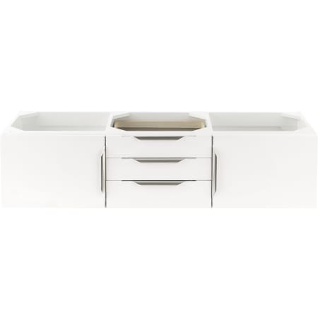 A large image of the James Martin Vanities 389-V59D-A Glossy White