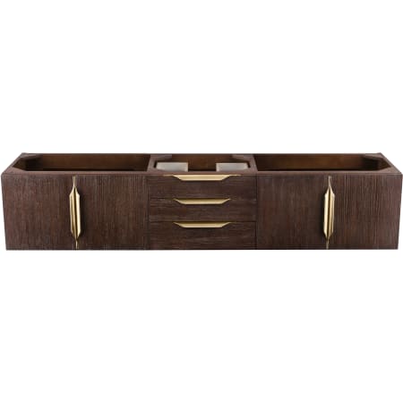 A large image of the James Martin Vanities 389-V72D-G Coffee Oak