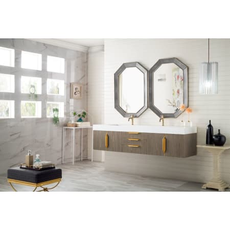 A large image of the James Martin Vanities 389-V72D-G-GW Alternate Image