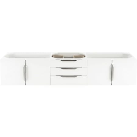 A large image of the James Martin Vanities 389-V72S-A Glossy White