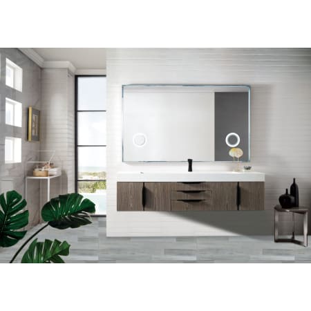 A large image of the James Martin Vanities 389-V72S-MB-GW Alternate Image