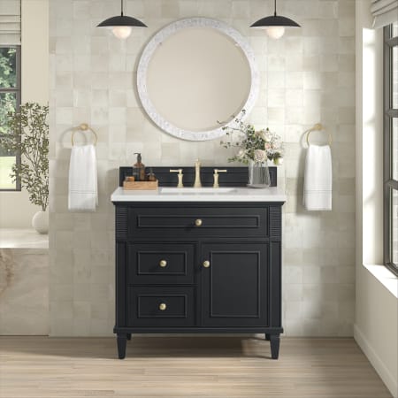 A large image of the James Martin Vanities 424-V36-3LDL Alternate Image