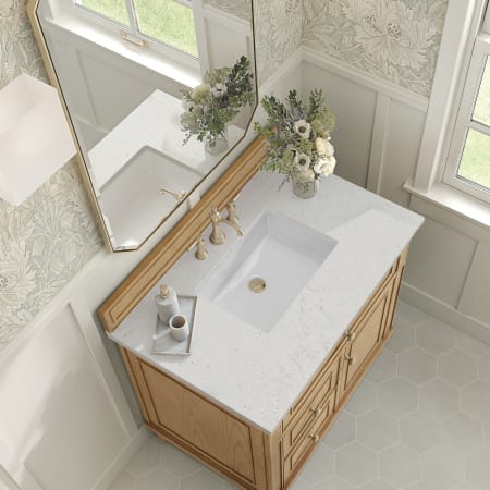 A large image of the James Martin Vanities 424-V36-3LDL Alternate Image