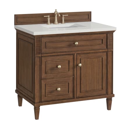 A large image of the James Martin Vanities 424-V36-3LDL Alternate Image