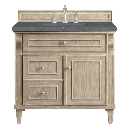 A large image of the James Martin Vanities 424-V36-3PBL Whitewashed Oak