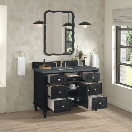 A large image of the James Martin Vanities 424-V48-3PBL Alternate Image