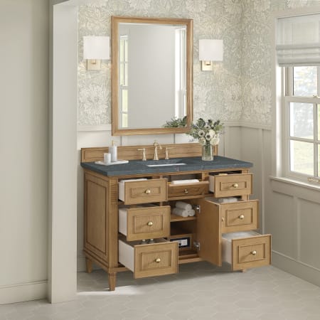 A large image of the James Martin Vanities 424-V48-3PBL Alternate Image