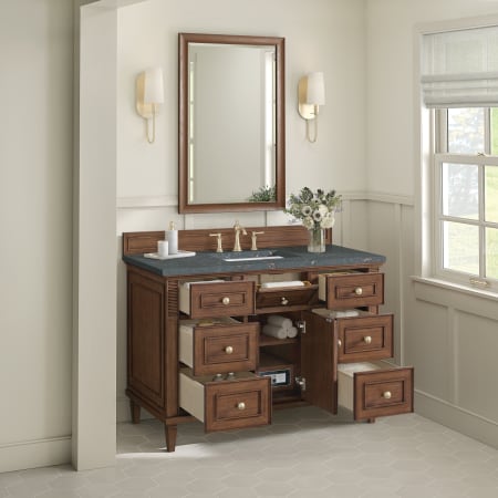 A large image of the James Martin Vanities 424-V48-3PBL Alternate Image