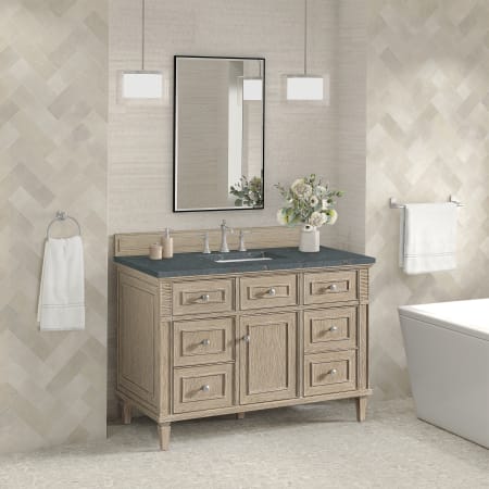 A large image of the James Martin Vanities 424-V48-3PBL Alternate Image