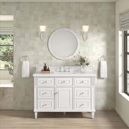 A large image of the James Martin Vanities 424-V48-3WZ Alternate Image