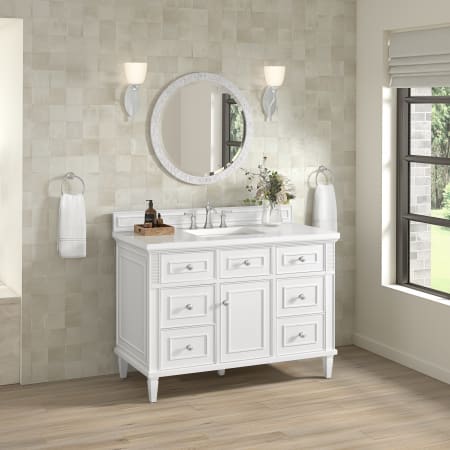 A large image of the James Martin Vanities 424-V48-3WZ Alternate Image