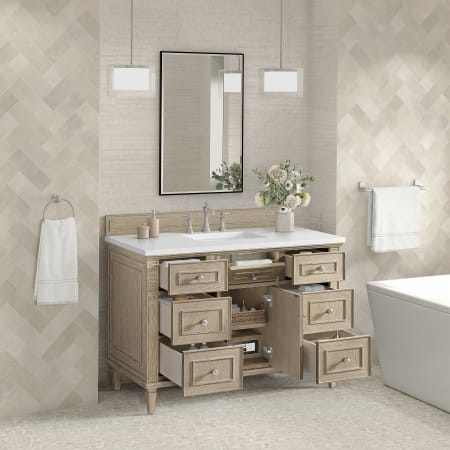 A large image of the James Martin Vanities 424-V48-3WZ Alternate Image