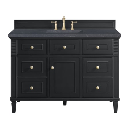 A large image of the James Martin Vanities 424-V48-3CSP Black Onyx