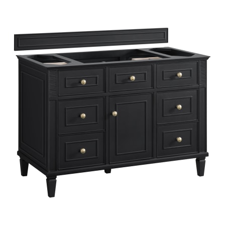 A large image of the James Martin Vanities 424-V48 Black Onyx