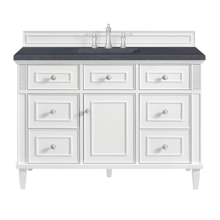 A large image of the James Martin Vanities 424-V48-3CSP Bright White