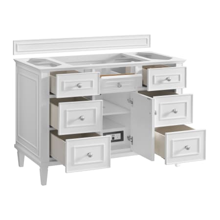 A large image of the James Martin Vanities 424-V48 Bright White