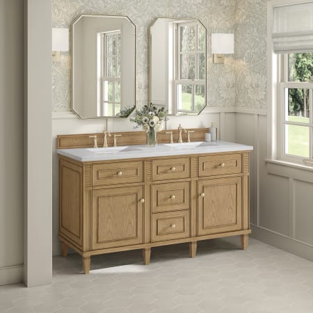 A large image of the James Martin Vanities 424-V60D-3AF Alternate Image