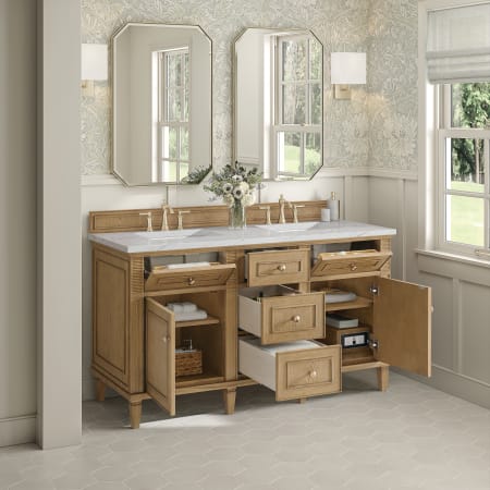 A large image of the James Martin Vanities 424-V60D-3ENC Alternate Image