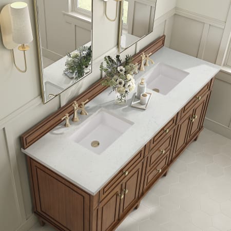 A large image of the James Martin Vanities 424-V72-3LDL Alternate Image