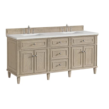 A large image of the James Martin Vanities 424-V72-3LDL Alternate Image