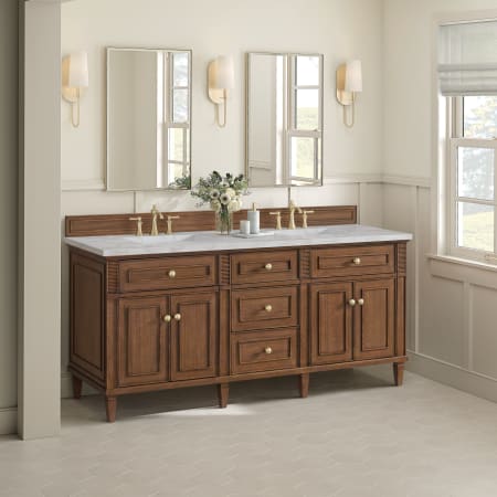 A large image of the James Martin Vanities 424-V72-3VSL Alternate Image