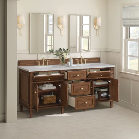 A large image of the James Martin Vanities 424-V72-3VSL Alternate Image