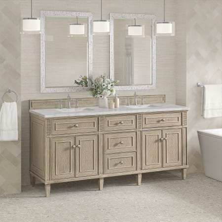 A large image of the James Martin Vanities 424-V72-3VSL Alternate Image