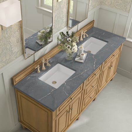 A large image of the James Martin Vanities 424-V72-3WZ Alternate Image