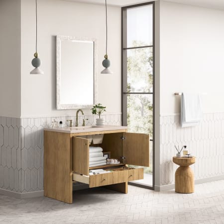 A large image of the James Martin Vanities 435-V36-3EMR Alternate Image