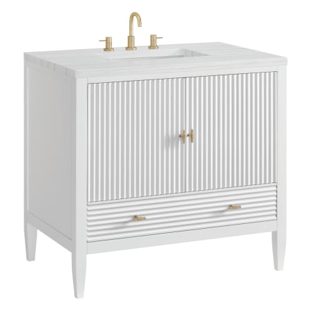 A large image of the James Martin Vanities 485-V36-3AF Alternate Image