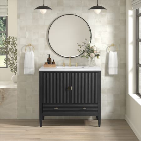 A large image of the James Martin Vanities 485-V36-3AF Alternate Image