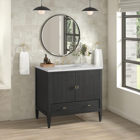 A large image of the James Martin Vanities 485-V36-3AF Alternate Image