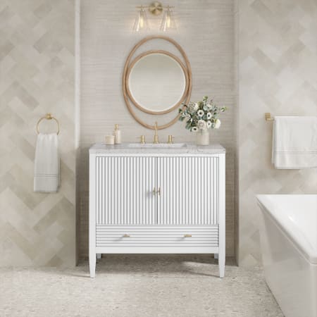 A large image of the James Martin Vanities 485-V36-3EJP Alternate Image