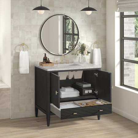 A large image of the James Martin Vanities 485-V36-3EJP Alternate Image