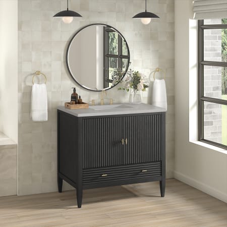 A large image of the James Martin Vanities 485-V36-3ESR Alternate Image