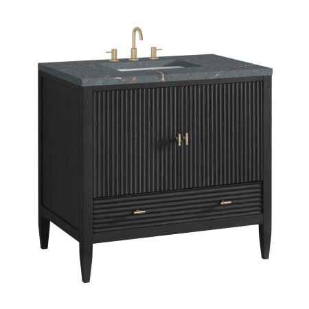 A large image of the James Martin Vanities 485-V36-3PBL Alternate Image