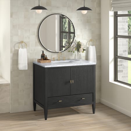 A large image of the James Martin Vanities 485-V36-3WZ Alternate Image