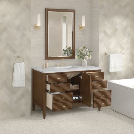 A large image of the James Martin Vanities 485-V48-3AF Alternate Image