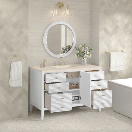 A large image of the James Martin Vanities 485-V48-3EMR Alternate Image