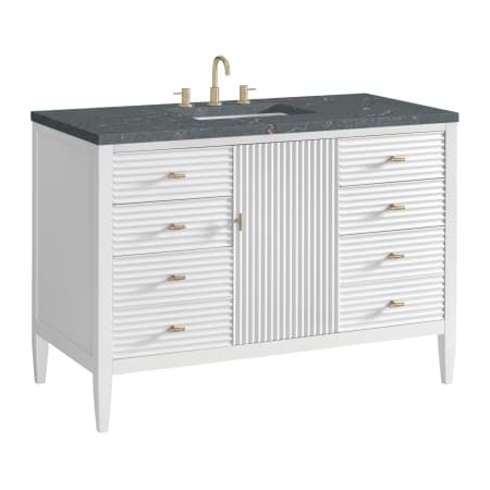 A large image of the James Martin Vanities 485-V48-3PBL Alternate Image