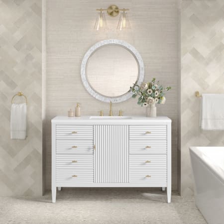 A large image of the James Martin Vanities 485-V48-3WZ Alternate Image