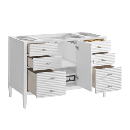 A large image of the James Martin Vanities 485-V48 Bright White