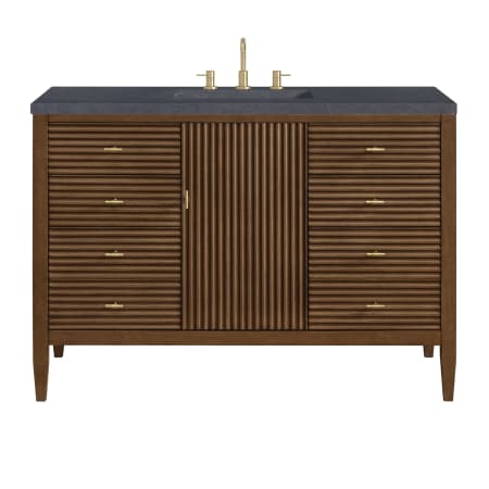 A large image of the James Martin Vanities 485-V48-3CSP Mid-Century Walnut